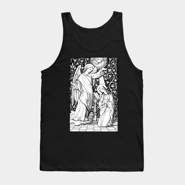 Annunciation to the Blessed Virgin Mary Tank Top by Beltschazar